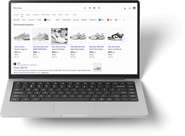 Traditional Google Search interface